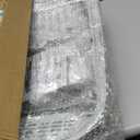 Stainless Steel Cat Litter Box with Lid, XL Extra Large Metal Litter Box for Big Cats, 180 Flip Cover Enclosed Top Entry Litter Boxs with High Sided Enclosure & Scoop, Non-Sticky, Anti-Leakage (Grey)