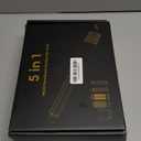 Blow Dryer Brush 5 in 1 Set,Negative Ion Air Curling Wrap Air Curler, Hot Air Styler Round Brush Blow Dryer Curling Iron Hair Styling Tools Gift for Dry,Volumize, Straight,Curl,100-120V (White)