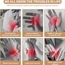 Rehabilitation robot gloves, stroke rehabilitation equipment with USB charging function, hand grinder for treatment (Yellow)