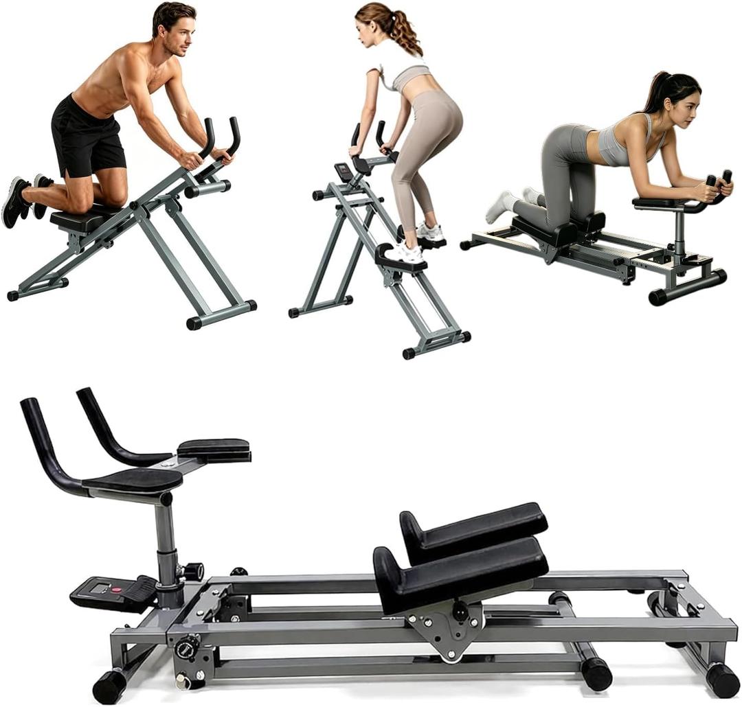 3-in-1 Foldable Twist Crawling Machine with Counter Display for Workout
Multifunctional Crawling Workout Equipment, Spine Twist and Stretch Trainer