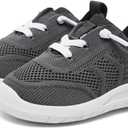 MORENDL Toddler Shoes Baby Walking Sock Shoes Infant Sneakers 0-4 Years Boy Girl Barefoot Tennis Shoe Non-Slip Brethable (Gray)