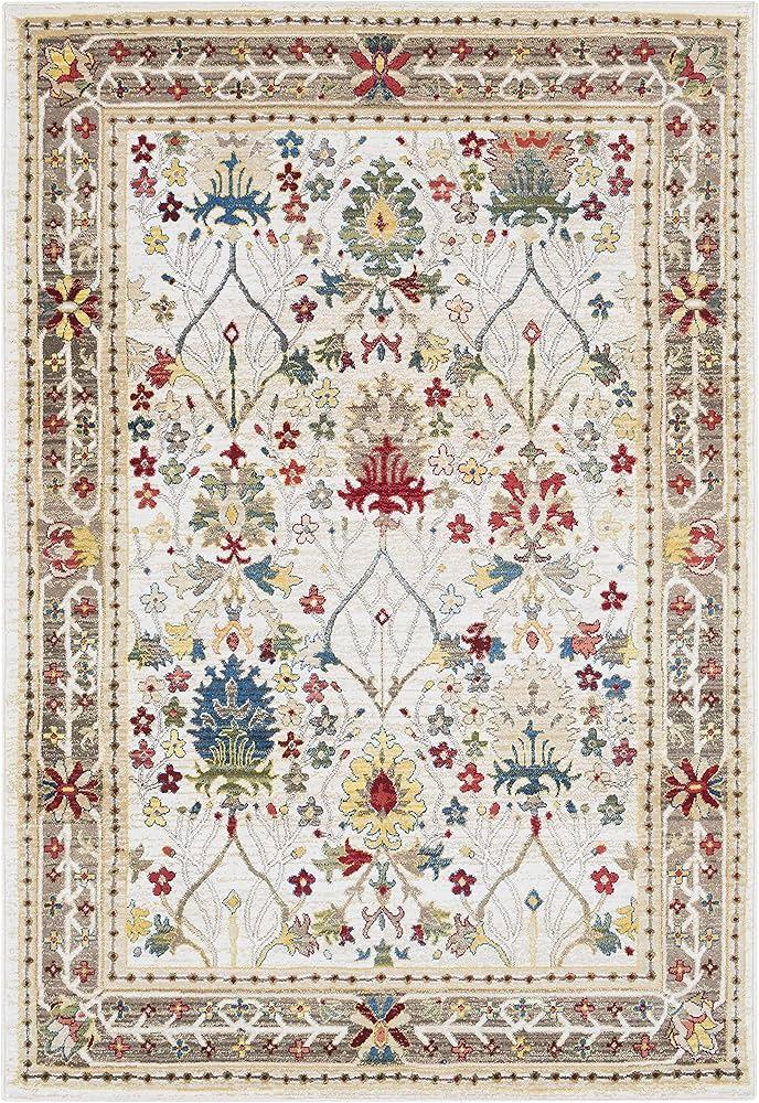 METAHOTS 8x10 Area Rugs for Bedroom, Washable Large Area Rugs Non-Slip and Non-Shedding, Boho & Vintage Area Rug for Living Room, Kitchen, Dining Room