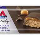 Atkins Endulge Chocolate Caramel Mousse Bar, Dessert Favorite, 1g Sugar, High in Fiber, 5 Count (EXP 02/07/27)