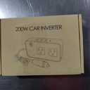 200W Car Power Inverter, PiSFAU DC 12V to 110V AC Car Plug Adapter Outlet with [20W USB-C] /USB-Fast Charger(18W) / 4.8A Dual USB/car Charger for Laptop