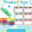 Eaasty 60 Pcs Marquee You're a Star Student Certificates Preschool Award Card Super Star Happy Birthday Wristband Award Recognition Positive Behavior of the Week Certificate for Kid(Super Star)