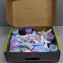 MammyGol Kids Roller Skates for Girls or Boys, Adjustable Roller Skates for Children with Beautiful Butterflies, Beginners Light up Quad Skates Indoor Outdoor (Butterfly-Purple) 10c-13c (S)