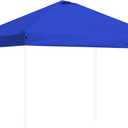 Canopy Replacement Top Outdoor for 10x10 Pop up Tent only Silver Coated Cover with Ropes, Royal Blue