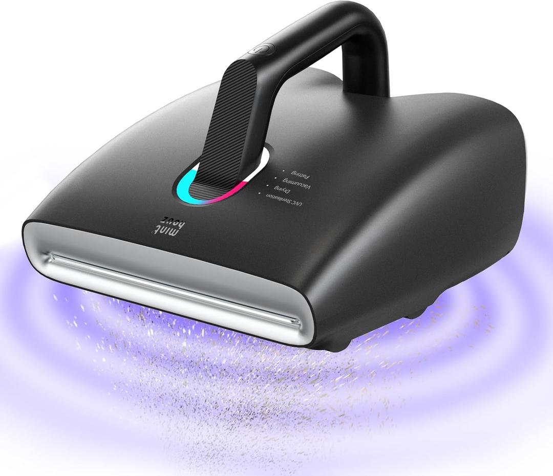 Mattress Vacuum Cleaner Bed Vacuum with 15Kpa Suction Handheld Vacuum Widened Suction Port, Corded