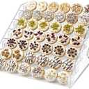 Clear Acrylic 7-Tier Cookie Display Stand, Tiered Dessert Stand for Cupcakes, Cookies & Pastries, Ideal for Bakers, Vendors, Birthday Parties, Craft Fairs & Market Booths