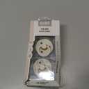 BIBS Pacifiers  Studio 2 Pack | Round Nipple Baby Pacifier | BPA Free Natural Rubber Latex Soother | Made in Denmark | Size 0+ Months | Pin Ivory Vanilla