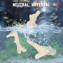 Totority Fish Tank Filtration Material Natural Coral Stone Bottom Gravel 1.77Lb Aquarium Decorative Stones for Aquatic Purification and Landscape