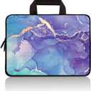 Universal 7-9 inch Tablet Sleeve Ultra-Portable, Neoprene Carrying Sleeve Case Bag Compatible with 7" 8" 8.5" 8.9" 9" Apple iPad mini, Samsung, Google, HP, Acer(Purple Blue Marble)