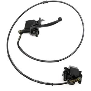 Left Hydraulic Brake Master Caliper Rear Hand Hydraulic Disc Brake Assembly Replacement for 50cc 90cc 110ccc 125cc Chinese Taotao Roketa Sunl Go-Kart Dune Buggy Quad ATV Dirt Mini Bike