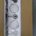 3 Lights Matte Black Crystal Bathroom Vanity Light,Modern Bathroom Wall Light,Crystal Over Mirror Light Fixtures for Living Room, Bedroom, Hallway