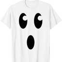 Halloween Ghost White T-Shirt for Women, Men and Children T-Shirt, L