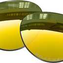 OOWLIT Replacement Lenses Compatible with Oakley Dispatch 2 OO9150 61mm Sunglass