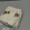 Premium Soft Cotton 2 Pack 52x28 Inches Muslin Crib Sheets Fitted Crib Mattress Sheet for Baby Girls & Boys, Soft Boho Neutral Toddler Bed Sheets Fits Well Standard Size Crib Mattress 28x52 Inches (F - Teddy Bear & Oat)