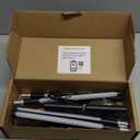 Battery Operated Wall Sconces Set of 2, 360Rotation Wireless Rechargeable Wall Lights: Dimmable Detachable Wall Lamp with Remote Control, 3000K-6000K Infinite Dimming Wall Sconce 27.6 Inch (Black)