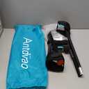 Forearm Crutches for Adults Have Elastic Crutches Padding for The Elbow+Hand Padding, Increases Walking Comfort (20.1*4.7*4.3IN, Black Double+Pads)