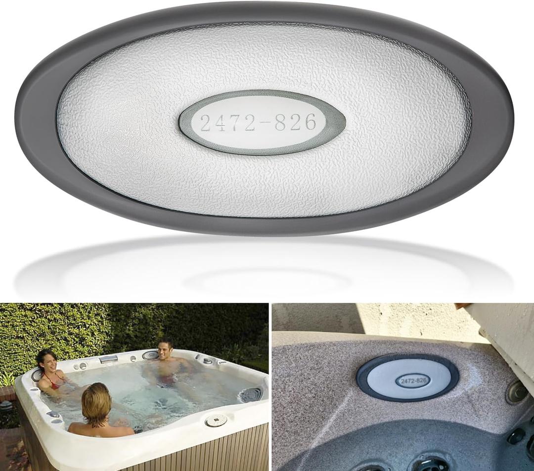 1-Pack 2472-826 Oval Pillow Insert + Back Mount for Jacuzzi J-300 Series Hot Tub(2007-2013), Hot Tub J300 Pillow