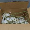 White Orchid Artificial Flowers, 6PCS Artificial Phalaenopsis Flowers 38" Fake Orchid Stems for Wedding Party Office Home Décor (White)