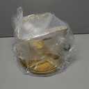 GRETJOB 12 Pcs Pizza Pan Riser Stand Set, 4 Metal Pizza Table Stands + 4 Nonstick Pizza Pans + 4 Pie Servers, Gold Pizza Rack & Tray for Baking, Dessert, Cheese, Party, and Restaurant Use (Gold)