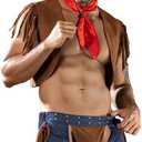 Men's Lingerie cosplay Cowboy Boy Sexy Underwear police Costume Lingerie Pajamas Uniform bar Nightclub Stage Performance party S