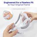 Replacement Cushion Compatible with AirFit F20(3 Packs) - Full Face Mask Cushion,Ultra-Soft Seal & Snug Comfort (L)