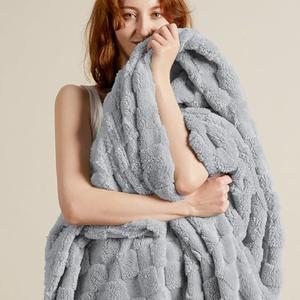 Bedsure Silver Grey Fleece Blanket for Couch - Super Soft Cozy Twin Blankets for Women, Cute Small Throws for Girls