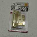 Prime-Line U 11442 Door Reinforcement Lock  Add Extra, High Security to your Home and Prevent Unauthorized Entry  3 Stop, Aluminum Construction, Polished Brass (Single Pack)