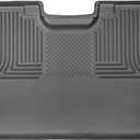 Husky Liners Weatherbeater Floor Mats | Fits 2015-2026 Ford F-150, 22-25 Lightning, SuperCrew (Crew Cab) w/Out Underseat Storage | 2nd Row, 1-pc Black - 19371