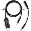 USB Programming Cable FTDI Compatible with Radio Shack Radioshack Pro-92 95 96 97 106 2096 GRE MFJ Whistler WS1065 Scanner Clone Cord Cat Lead Wire 20-546 3.5mm 1-pin