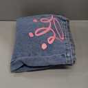 Toddler Girl Summer Clothes Short Sleeve Denim Overall Jumpsuit with Top Girls Spring Outfits Set (6-7 Years, Pink)