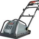 VEVOR Plate Compactor 130W Electric Ground Rammer 5kN Force 3.9in Depth | Gas Powered Soil Compaction, 16 m/min Speed, 3304 sq.ft/h Efficiency, for Driveway, Pavement, Landscaping, Backyard & DIY, 42.72 x 13.4 x 33.3 in