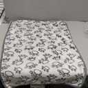 Luciphia Premium Soft Dog Blanket for Small Medium Large Dogs Washable Fluffy Warm Fleece Puppy Cat Blankets Paw Print Pet Flannel Grey Paw M(30"x20")