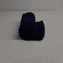OLANLY Bathroom Rugs 36x24, Extra Soft Absorbent Chenille Bath Rugs, Rubber Backing Quick Dry, Machine Washable Bath Mats for Bathroom Floor, Tub and Shower, Home Decor Accessories, Navy
