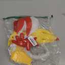 5 Pcs Rooster Costume Accessories,Chicken Comb Headband,Rooster Tail,Beak Nose Mask and Feet,Halloween Cosplay Party Costume Props Set