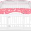Dog Playpen Mesh Top Lid Fits for 36 Inch 4 Panels Crate Cover Regular Square Plastic Exercise Pet Pen, Breathable Pet Playpen Shade Covers for Dog Crate Pad, Cover Only, Fence Not Included(Pink)