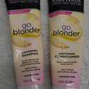 John Frieda Go Blonder Shampoo and Conditioner Set, Gradually Lightens Blonde Color Up, For Natural or Color-Treated Hair, Formulated with a Citrus Botanical Blend, Paraben Free, 8.3 oz, Pack of 2