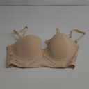 Strapless Longline Bra for Women Convertible Multiway Lace Corset Lift Up Bras Underwired Plus Size (38E)