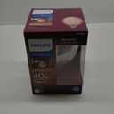 Philips 40W Equivalent Amber G63 Medium Dimmable LED Decorative Light Bulb - 1 Each