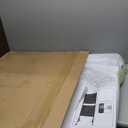 Royxen Standing Pegboard Display with T-Base, 2 x 5 Feet Metal Pegboard Display Stand with 30 Hooks, Peg Board Panels with Wheels for Vendors, Home and Retail Store (White)