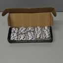 100PCS White Casino Poker Chips Set, 11.5 Gram Plastic Clay Blank Game Chips for Poker Card Games Texas Holdem Blackjack Gambling (with Gift Box)