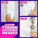 Mr. Clean Magic Eraser Sponge, Bathroom, Shower, Tub Cleaner, Soap Scum Remover, Bathroom Cleaning Supplies, Dawn Cleaning Power with Lavender Scent, Shower & Tub, 8ct