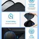 REEVAA Upgraded for Tesla New Model Y 2016-2026 (Juniper) Windshield Sunshade [Tailored Fit, 99% Sun Protection] Foldable Sun Shade Car Accessories with Storage Bag