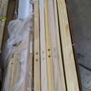 Max & Lily Full Over Full Bunk Bed with Ladder, Solid Wood Platform Bed Frame for Kids, 14" Safety Guardrails, Easy Assembly, No Box Spring Needed, Natural