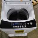 BLACK+DECKER Small Portable Washer, Washing Machine for Household Use, Portable Washer 1.7 cu.Ft with 8 Cycles, Transparent Lid & LED Display