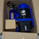 Orion Motor Tech Vacuum Pump, 4.5 cfm 1/3 hp HVAC Single Stage Vacuum Pump for R12 R22 R134a R410a R502, Auto AC Vacuum Pump Kit for Automotive Air Conditioner Resin Degassing & More, Oil Included (Blue)