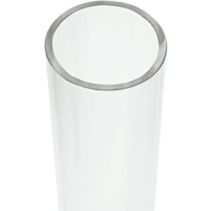 Source One Unbreakable Polycarbonate Unbreakable Round Clear Tube 1/2, 1, & 1 1/2 Inch Diameter (1/2 Inch Diameter, 12 Inch Long)
