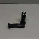 Universal Motorcycle Handlebar Grips Fits for Motorcycles with 7/8" Left Grip and 1" Right (Black)